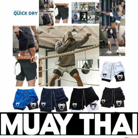 Snake Muay Thai Kick Boxing MMA Shorts Spider Men Women Unisex Double Layer Quick Dry Breathable Training Sport Gym Fitness Workout