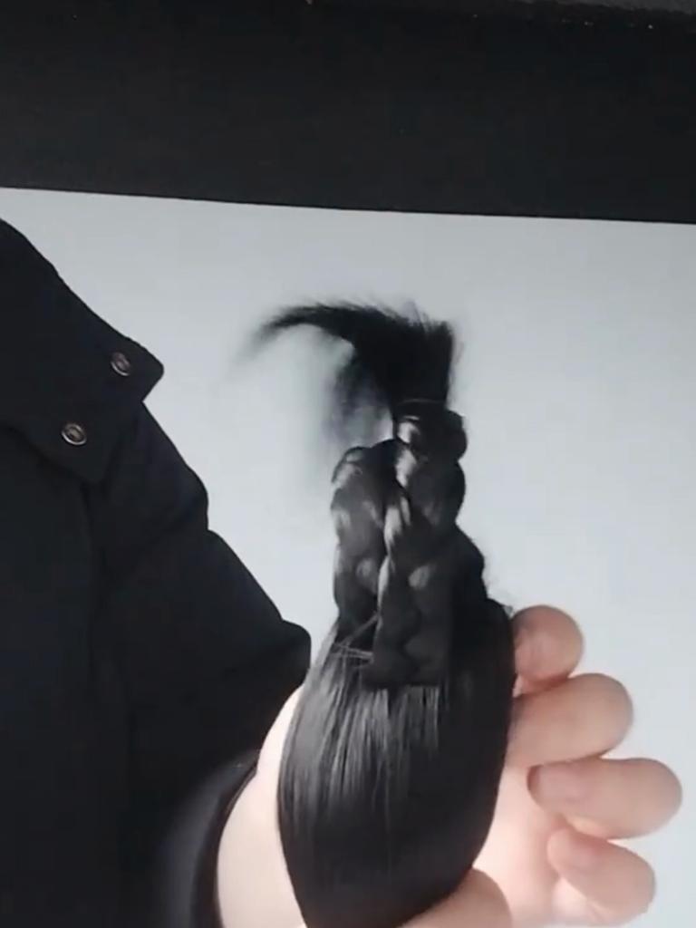 LISI HAIR Синтетический длинный волнистый коготь с плетеным хвостом, аксессуары для парика, парик для женщин, ежедневное использование