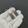Серьги из натурального индийского мохового агата, старинные серьги из стерлингового серебра 925 пробы, серьги-подвески из серебра в стиле бохо, праздничные наряды в подарок
