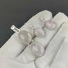 Natural Rose Quartz Pendant Set, Rose Quartz Gemstone Handmade 925 Sterling Silver Earring Pendant Set For Women Pendant Party Wear Gift