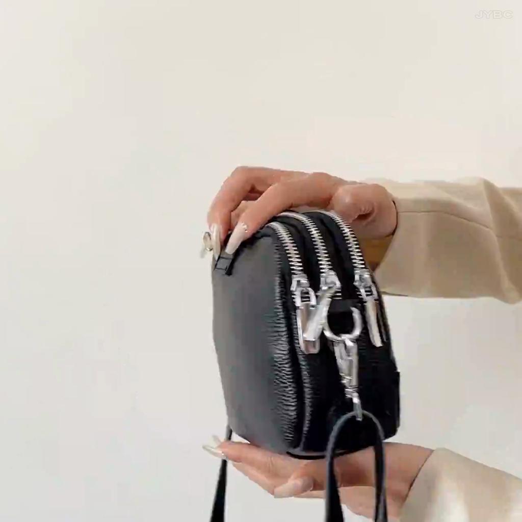 The First Layer of Cowhide Women's Shoulder Bag Spring and Summer New Lock Messenger Bag Genuine Leather Large-capacity Versatile Small Square Bag