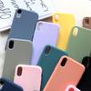 Colorful Soft TPU Case for iPhone 11 / 14/ 14 Pro/13/Mini 12/11 Pro/11 Pro Max Honor Full Cover Candy Matte Phone Bag