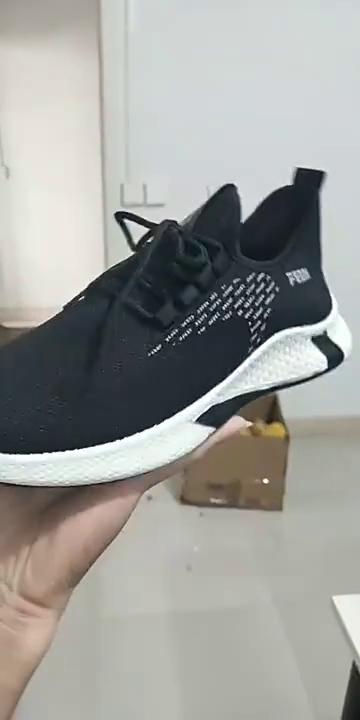 Мужская спортивная обувь Flyknit, повседневные сетчатые дышащие одинарные туфли, кроссовки со шнуровкой спереди, легкие кроссовки для бега 39-44
