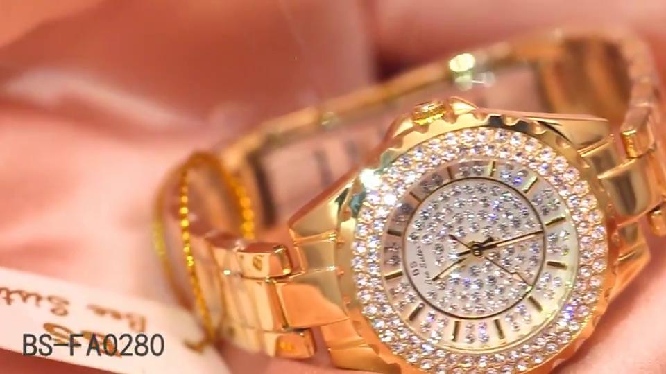 BEE SISTER BS женские часы золото Элитный бренд кварцевые женские наручные часы часы из нержавеющей стали женские кварцевые часы