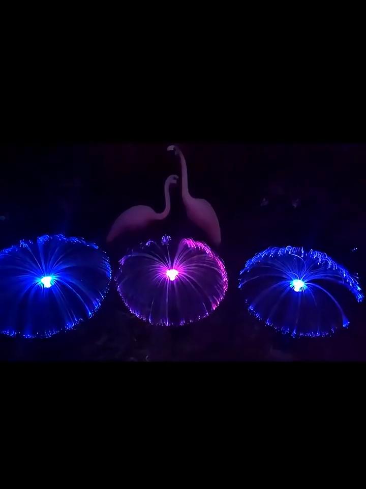 8 шт., уличное солнечное украшение для сада, лампа в форме медузы, уличный двор, лужайка, 7 цветов, меняющих водонепроницаемый домашний рождественский день, планировка сада во дворе