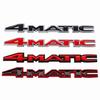 Металлическая эмблема Наклейка на кузов автомобиля Значок на багажник для 4MATIC W124 W205 W203 W168 W176 CLA CLK CLS GLA GLC ML