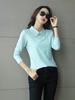 Women's Spring New Mercerized Cotton Long-sleeved Shirt, Temperament, Slimming, Bottoming Women's T-shirt