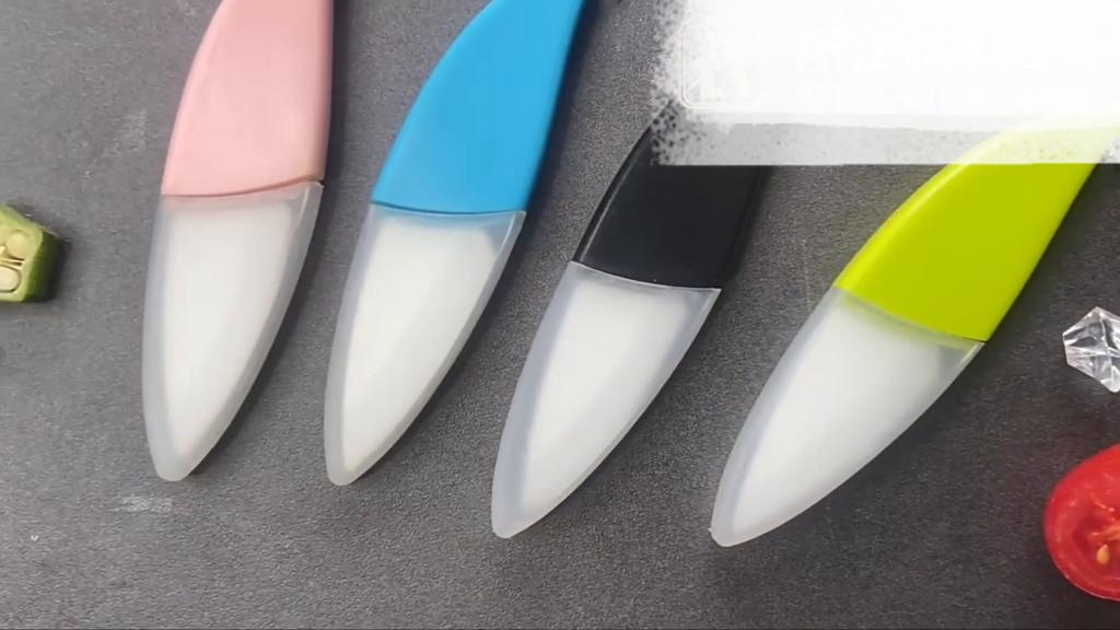 Портативный мини 2-дюймовый карманный нож Керамический нож для чистки фруктов Портативный нож для общежития Портативный нож для нарезки Кухонные принадлежности Инструменты