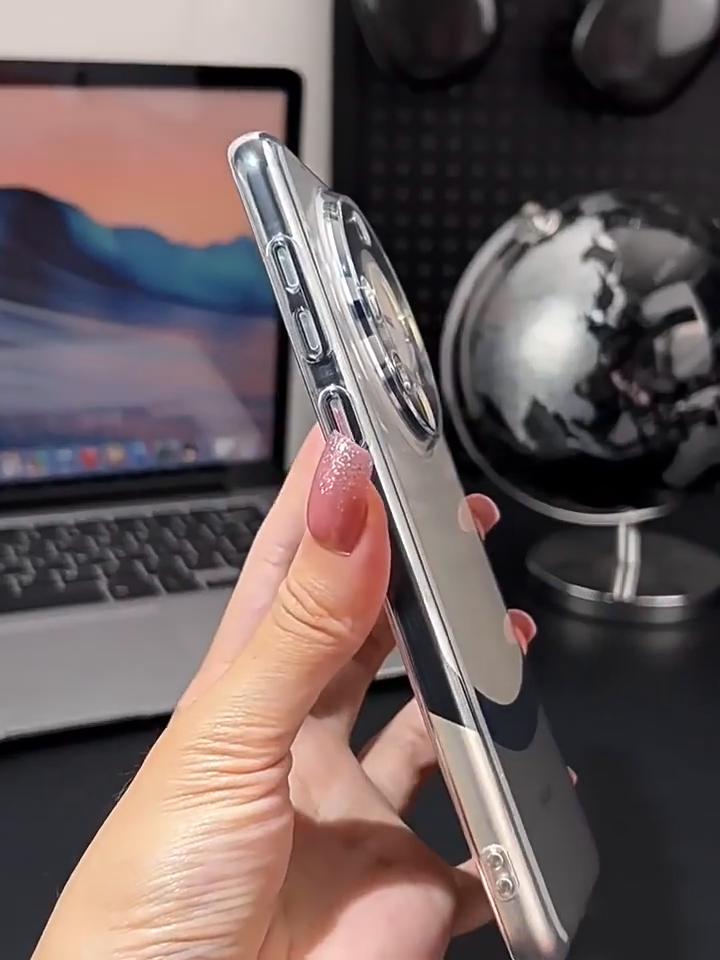 Cute Cat Patterned Soft Silicone Clear Case For Xiaomi Redmi 13C Note 13 Pro Samsung A55 A54 A34 S24 M35 iPhone 15 Camera Protective Shockproof Cover