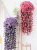 Artificial Flowers Long Vine Violets Home Wedding Outdoor Garden Arch Decorations Christmas Potting Pavilion Accessories