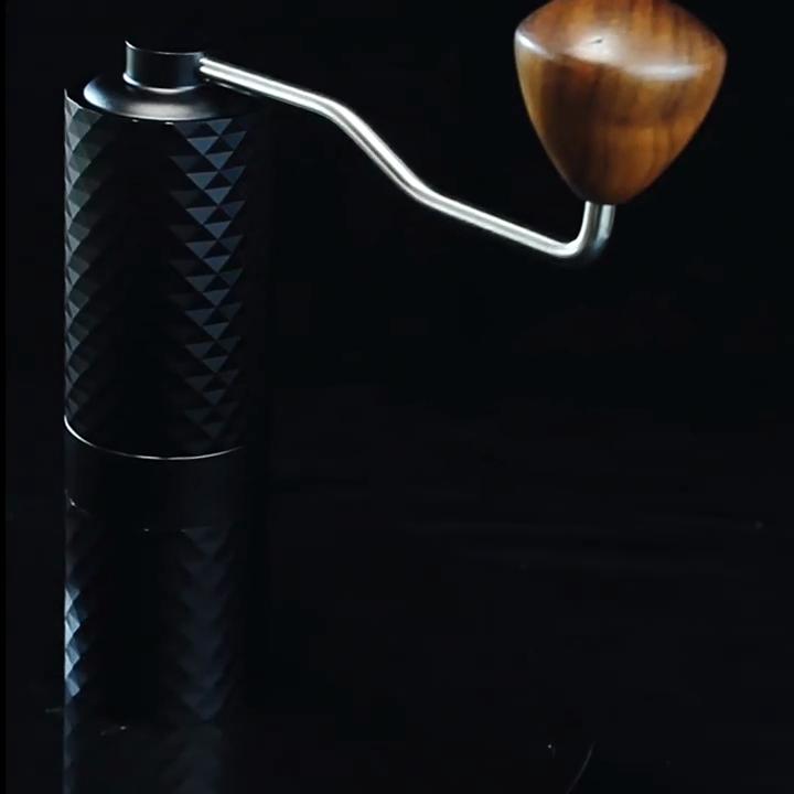 Angle Coffee Machine Manual Coffee Grinder CNC Professional Stainless Steel Diamond Adjustable Manual Burr Coffee Bean Grinder
