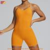Seamless Yoga Bodysuit For Women With High Elasticity And Tummy Control For Fitness Workouts