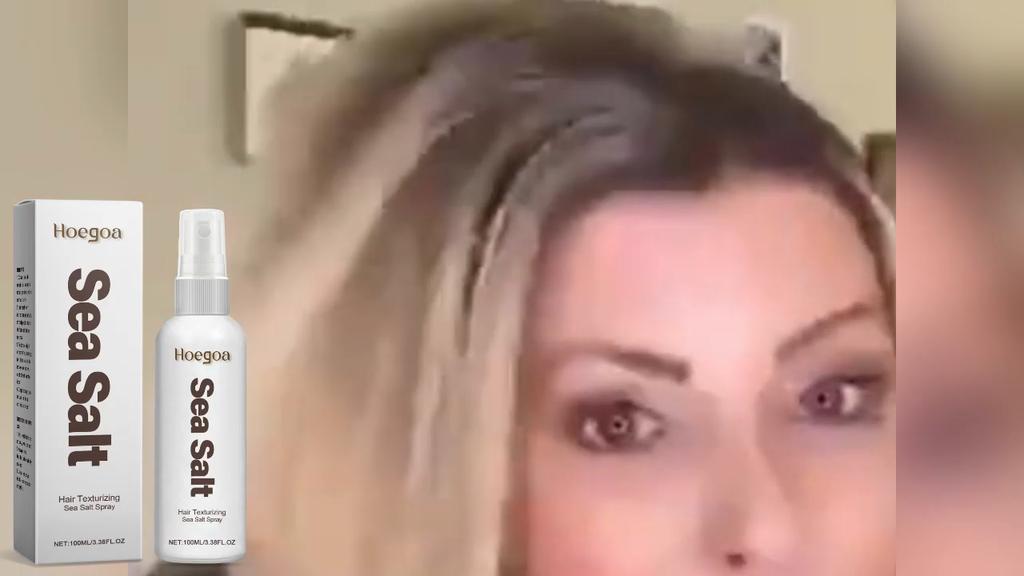 Hoegoa Sea Salt Dry Hair Spray Hair Leave-In Styling Dry Hair Spray Hairspray Refreshing Degreasing Oil Control Lazy Fluffy Smoothing Spray