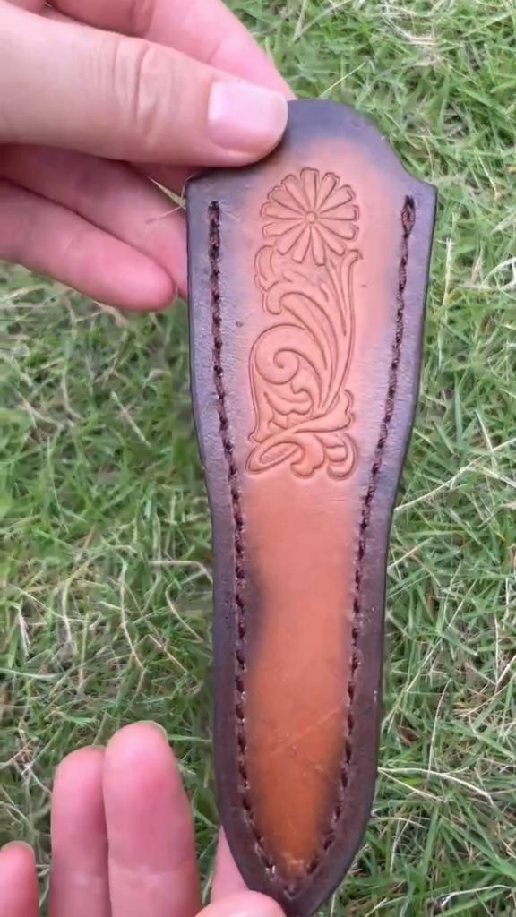 1 шт., ручные ножны из воловьей кожи, открытый кемпинг, нож с фиксированным лезвием, инструменты для хранения, кожаный чехол для чайного ножа