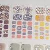 22Pcs Toe Nail Fake Nail With Glue /fake Nails Sticker Fake Nails With Sticker French Nail Nail Set Manicure