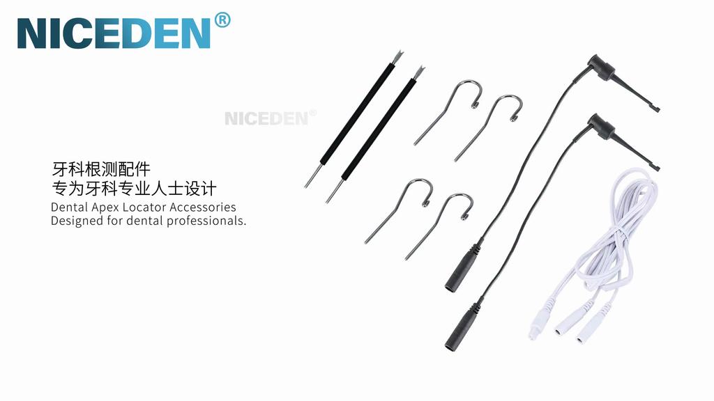 Endodontic Measuring Wire Set Endo Test Files, Lipe Hooks Clips for Apex Locator, Root Canal Accessories, Dental Endo Instrument