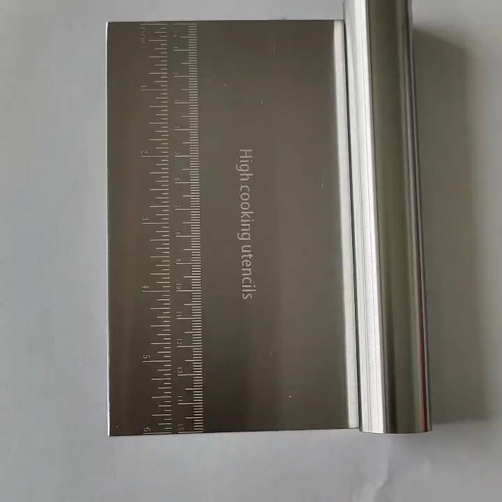 Нож для пасты из нержавеющей стали, скребок для домашнего использования, чешуйчатый нож для муки для выпечки и рисовой лапши, инструменты для выпечки, скребок