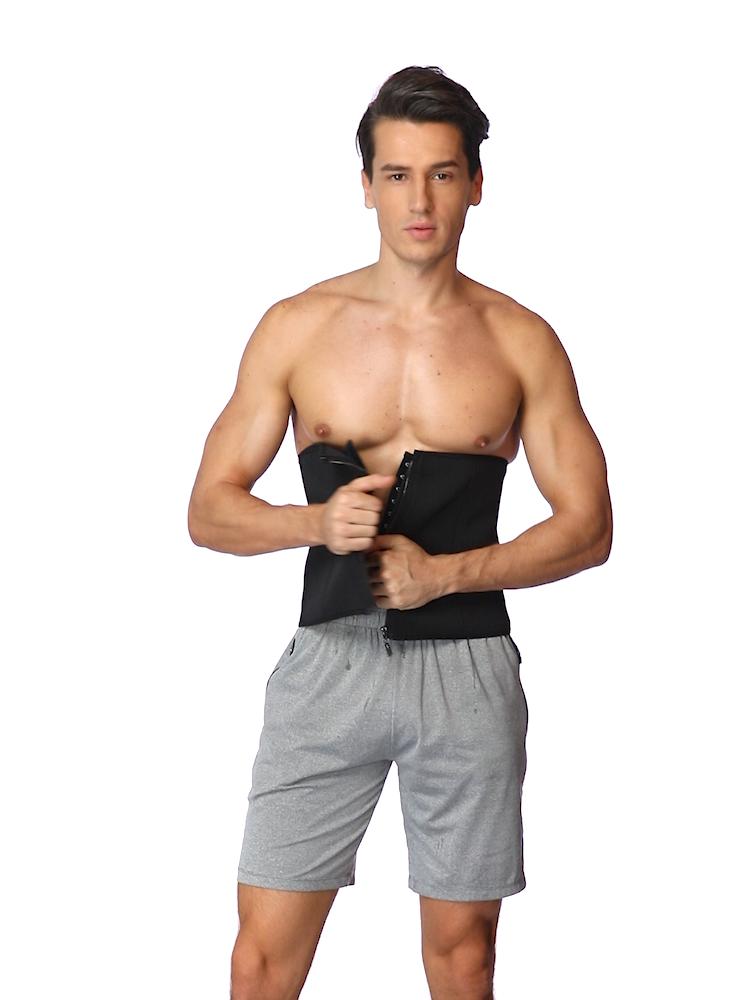 Men Waist Trainer Corset Neoprene Sauna Sweat Trimmer Belt for Weight Loss Slimming Body Shaper Tummy Fitness Belt Fat Burner