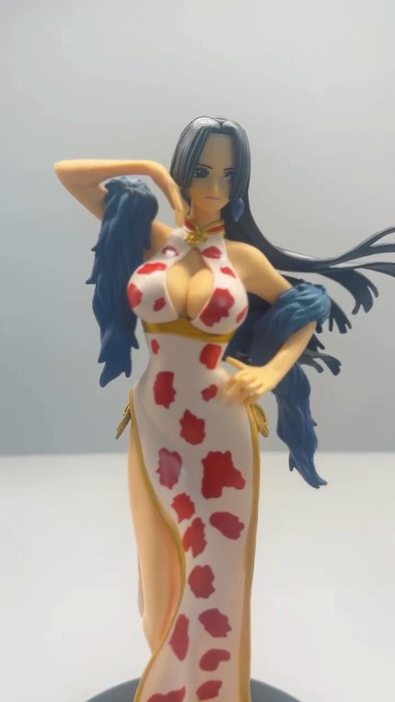 22 см цельная фигурка японского аниме Cheongsam Boa Hancock, фигурка из ПВХ, модель игрушки, коллекция кукол, мультяшный орнамент, подарок для детей