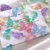 10 шт. Стеклянные бусины в форме одинарного крыла для изготовления ювелирных изделий, DIY браслета, ожерелья