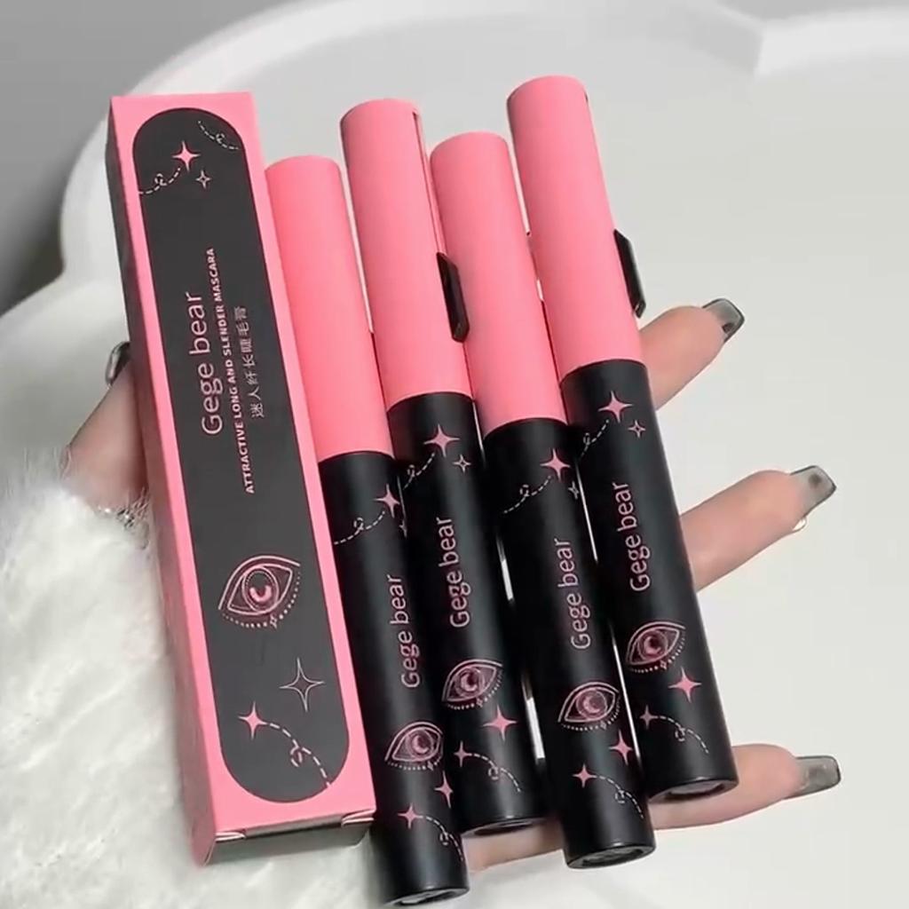 GEGE BEAR Charming Lengthening Mascara With Small Brush Head, Long And Curling Mascara, Waterproof And Sweat-proof