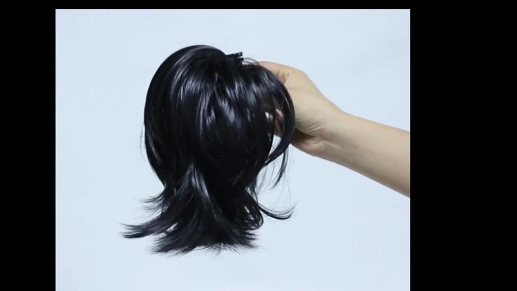 MISS WIG Synthetic Short Wavy Hair Claw Messy Ponytail Wig Extension Effortless Styling And Volume Boost