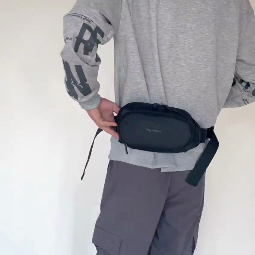 Designer Everyday Carry Shoulder Sling Backpack Cross Body Messenger Men'S Riding Chest Bags Sling Bag With Usb Charging