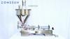 ZONESUN ZS-GTJ Pneumatic Paste Filling Machine for Peanut Butter with Mixer & Hopper