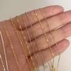 Медная цепочка из бисера на ключицу для изготовления ювелирных изделий своими руками, аксессуары для рукоделия