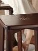 Chinese Style Solid Wood Stackable Stools Durable Square Round Low Wooden Small Bench for Home Dining Room