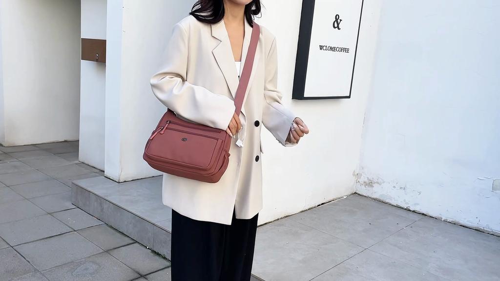 Crossbody Bag Shoulder Bag For Moms Lightweight Nylon Women's Bag