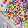1000Pcs Mixed Color Fruit Style Polymer Clay Spacer Beads For Jewelry Making