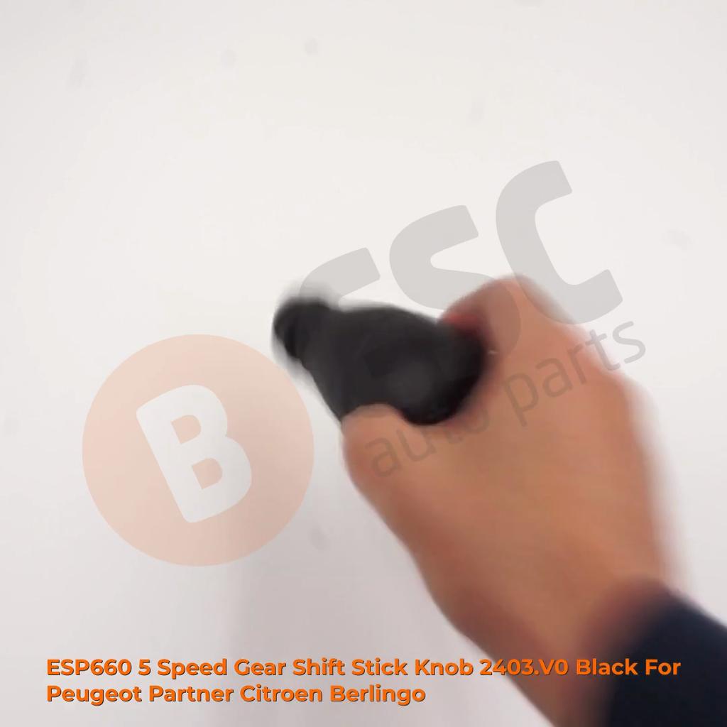 ESP660 Manual 5-Speed Gear Shift Stick Knob Black Color For Citroen Berlingo I 1996-2011 Peugeot Partner MK1 1996-2015 2403.V0
