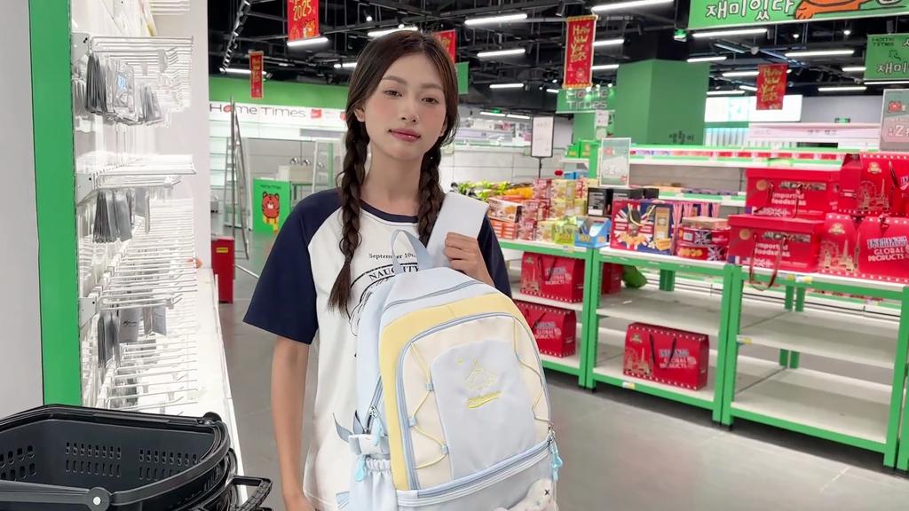 Junior High School Students Large Capacity Backpack Female Backpack Student School Bag