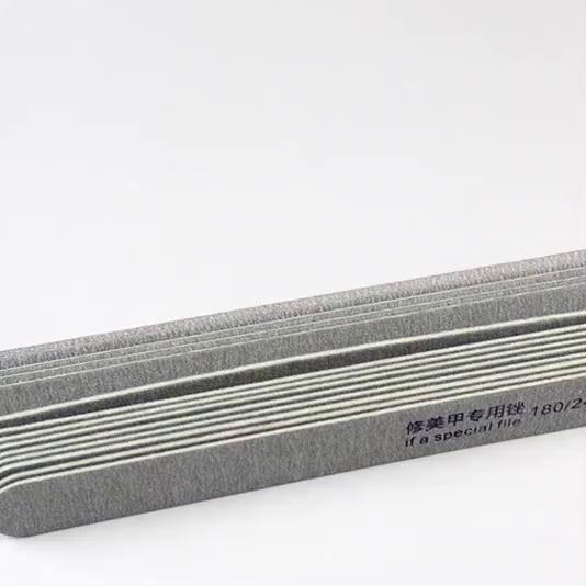 Профессиональная двухсторонняя матовая пилка для ногтей с зернистостью 180/240, доступна в упаковках по 5, 10, 20 или 30 штук