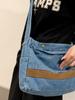 Denim Bag Female Patchwork Crossbody Bag Large Capacity Shoulder Bag