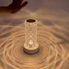 Touch LED Crystal Rose Light USB Creative Light Luxury Bedside Romantic Atmosphere Light Used for Room Decoration and Gift Giving