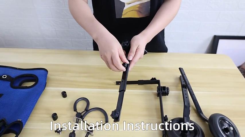 Инвалидная коляска для собак для задних ног, инвалидная коляска для собак для маленьких собак, фиксатор для ног и поддержка бедер, регулируемые средства передвижения для домашних животных с ограниченными возможностями