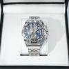Trendy Quartz Men Clock Waterproof Luminous Chronograph Date Casual Men's Watch Stainless Steel Sports Watches