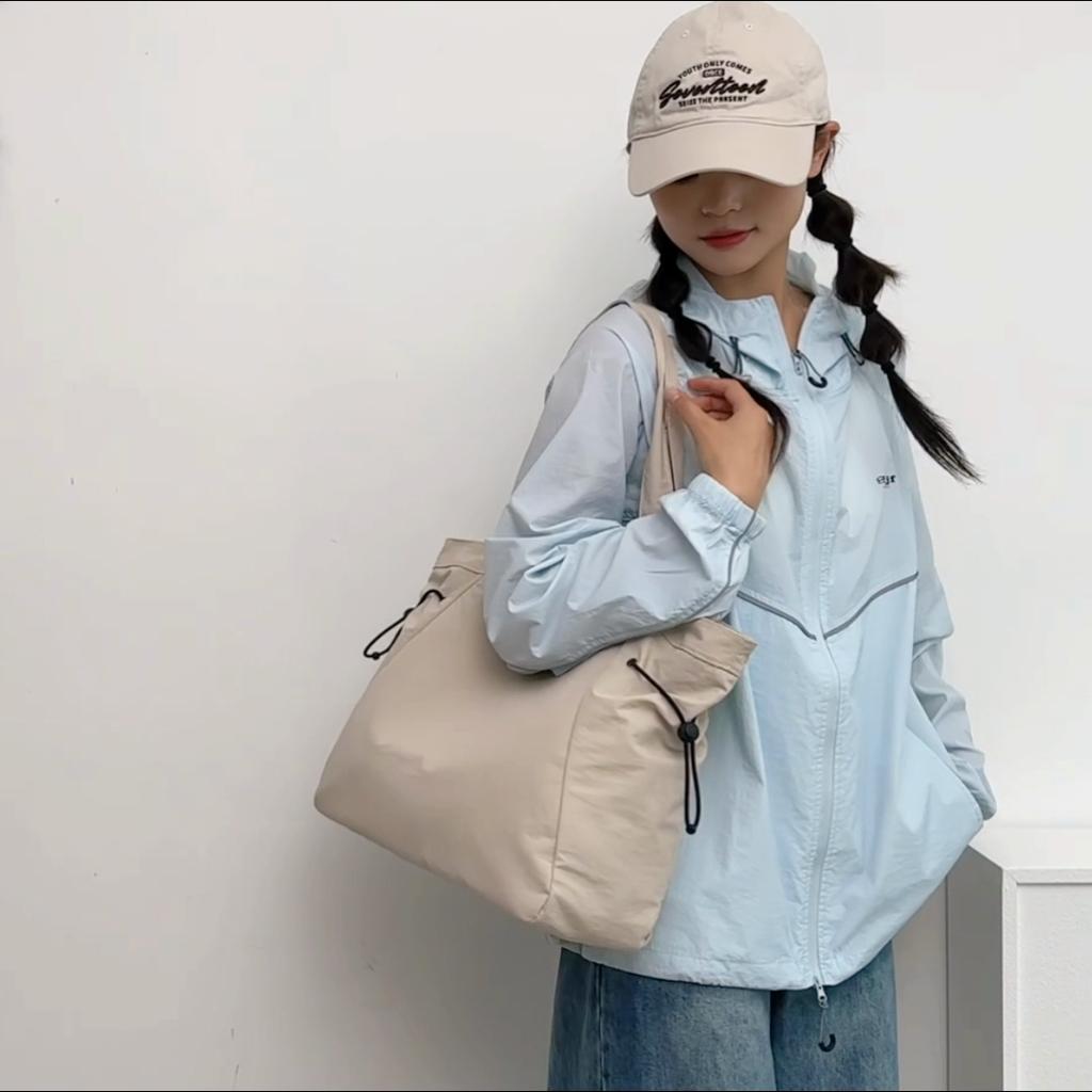 Женская сумка большой вместимости, однотонная сумка-тоут, дорожная сумка через плечо