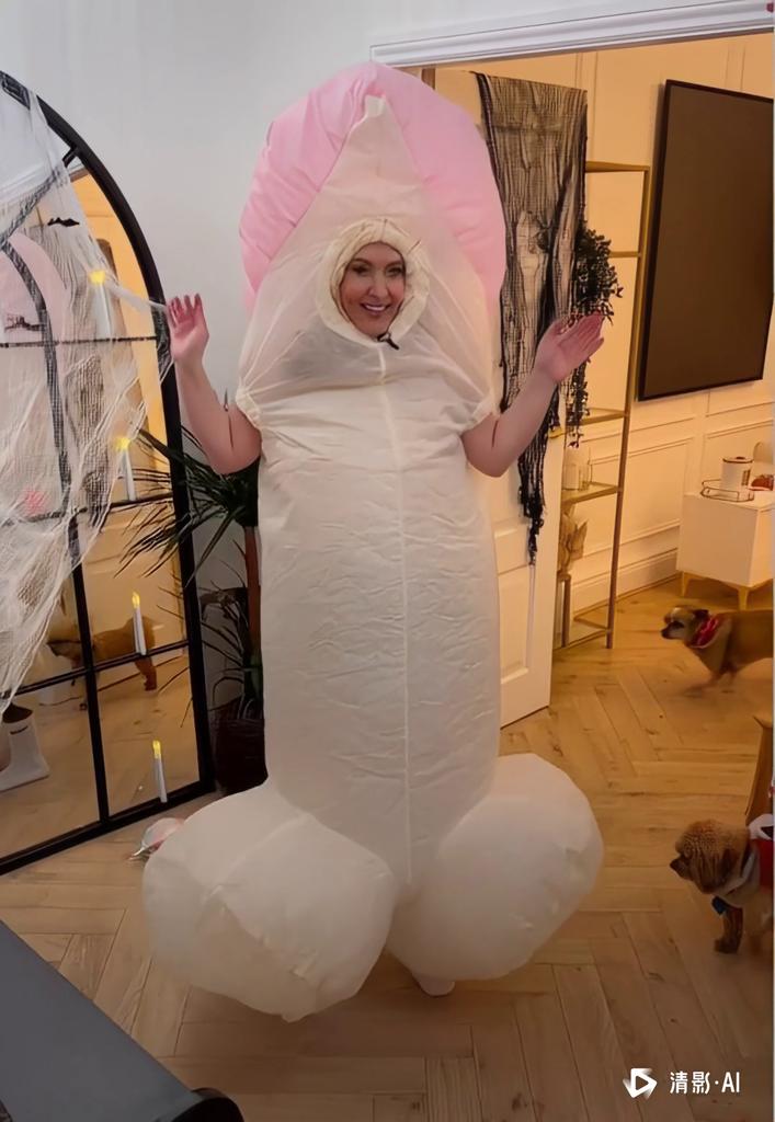 Funny Penis Party Show Inflatable Costume, Adult
