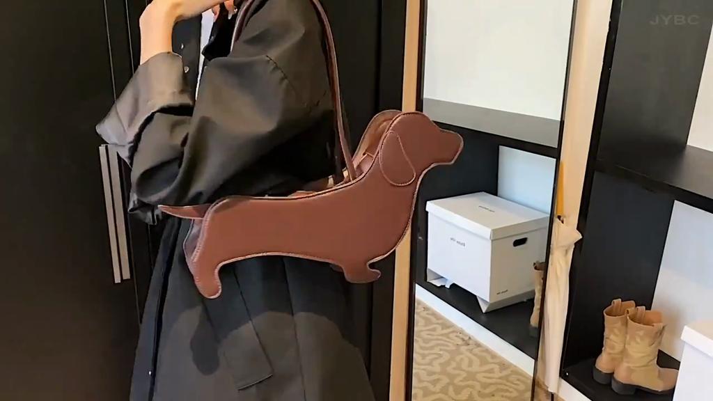 Трехмерные сумки через плечо с изображением животных из мультфильмов для женщин, ретро-сумка из искусственной ткани, женская сумка в корейском стиле, подмышечная сумка