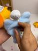 Плюшевая игрушка Медведь-шутник из уютной коротковорсовой ткани для детей и подростков, подарок