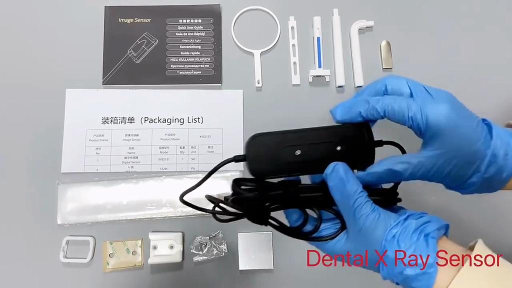 Дентальный рентгеновский датчик с 9 языками, более быстрая переработка, прочный USB-дентальный рентгеновский датчик, внутриротовая камера, цифровой датчик RVG