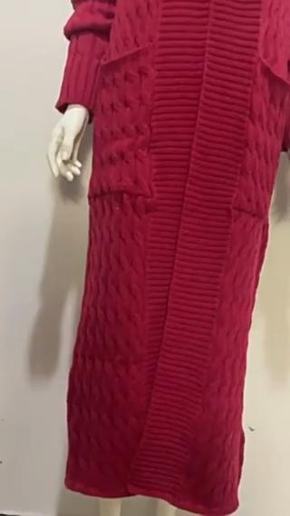 INDFS Женская мода Повседневный Осень Зима Однотонный Принт Длинные Рукава Свитера