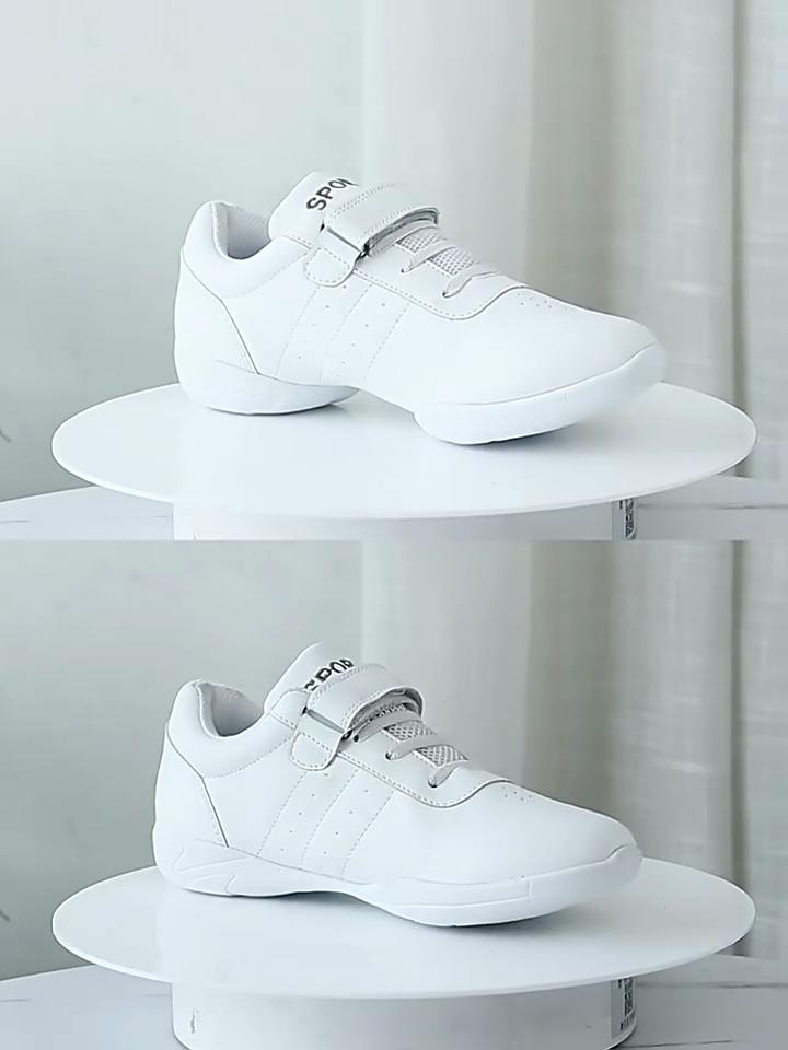 Женская обувь для черлидинга, дышащая танцевальная обувь для девочек, легкая обувь для черлидинга, белая тренировочная обувь для фитнеса, гимнастики и йоги