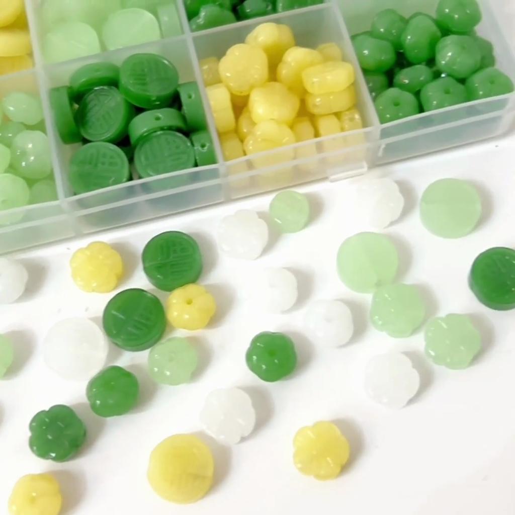 10 шт. хрустальные бусины в виде тыквы и сливы, свободные бусины-разделители для DIY браслета, ожерелья, изготовления ювелирных изделий