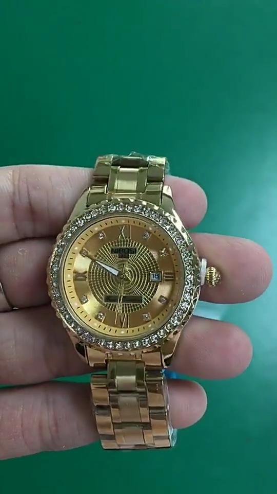 NIBOSI Watch Повседневные женские водонепроницаемые часы со стальным ремешком для пары со светящимися бриллиантами