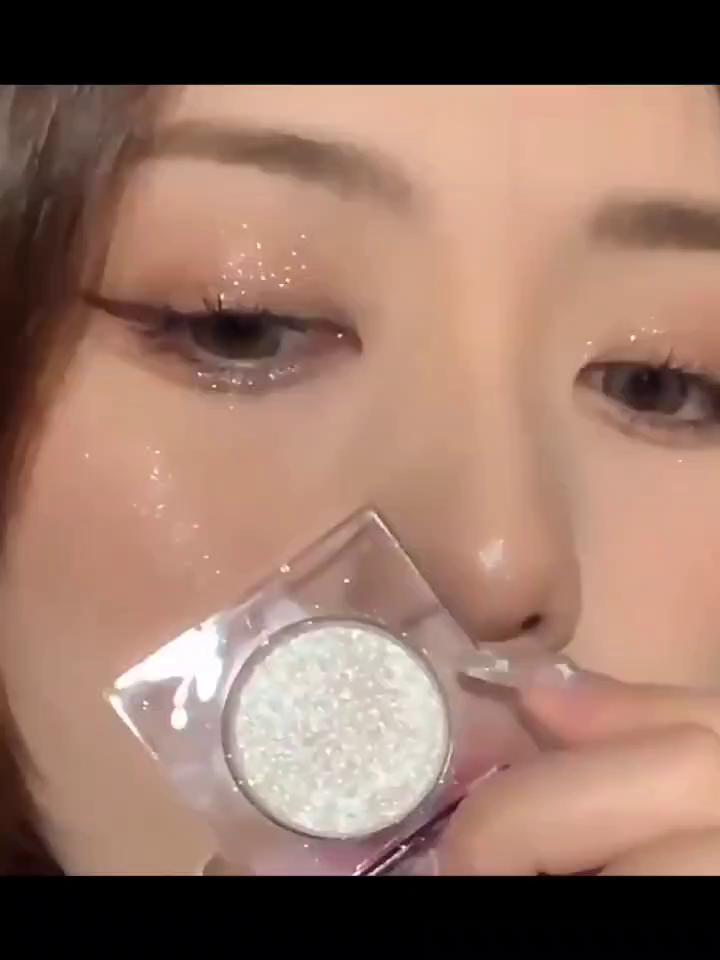 Блестящий набор для контуринга Набор для теней для век Pearl Fairy Glitter Картофельное пюре с тонким мерцанием Осветляющий водонепроницаемый стойкий студенческий макияж