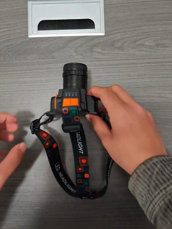 Перезаряжаемые светодиодные налобные фонари 3 режима освещения регулируемое фокусное расстояние USB подходят для кемпинга, охоты, рыбалки, пеших прогулок и исследования на открытом воздухе